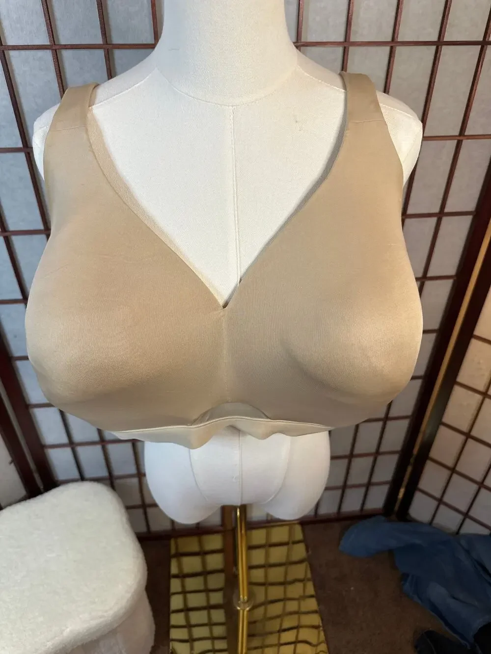 Cacique Cafe Mocha Women's Comfort Bliss Lightly Lined No-Wire Bra 50 DDD